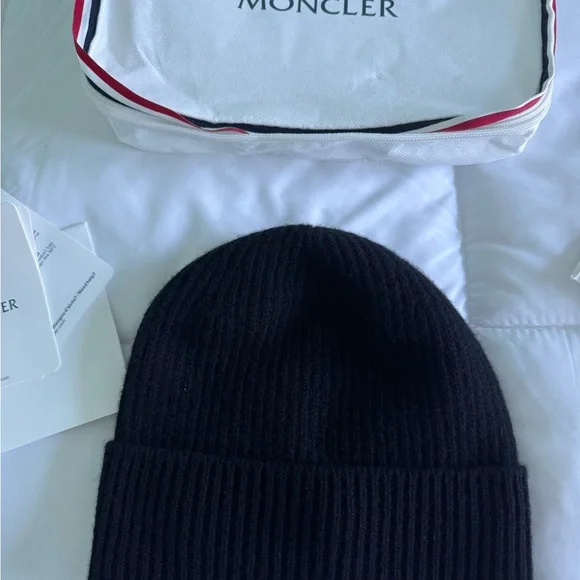 Moncler Wool & Cashmere Blend Beanie - Picture 2 of 9